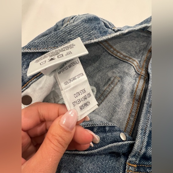 Agolde 90s pinch jeans size 23 - Picture 5 of 7
